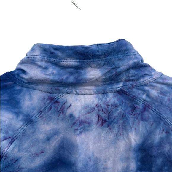 Juicy Couture Sport Y2K Women's Blue purple Tie Dye Track Jacket Full Zip - Picture 3 of 12
